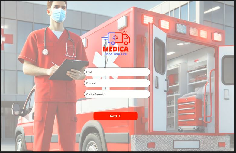 Desain Aplikasi Pesan Ambulans
